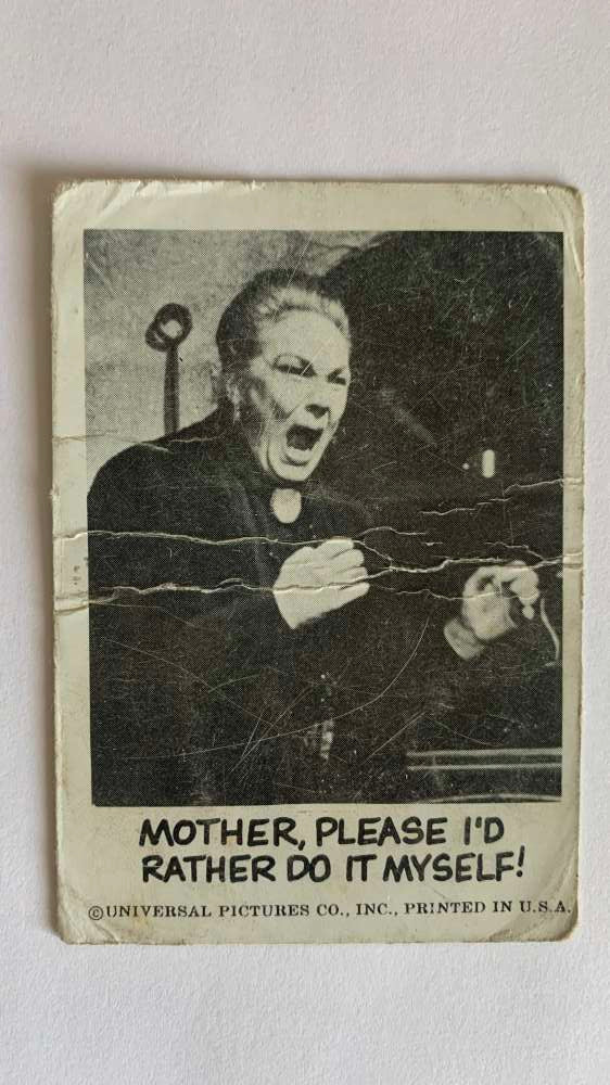 1961 Leaf Spook Stories #131 Mother please I'd rather do it myself V47055