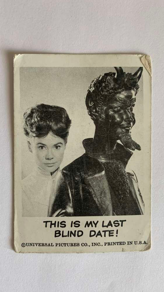 1961 Leaf Spook Stories #134 This is my last blind date V47056