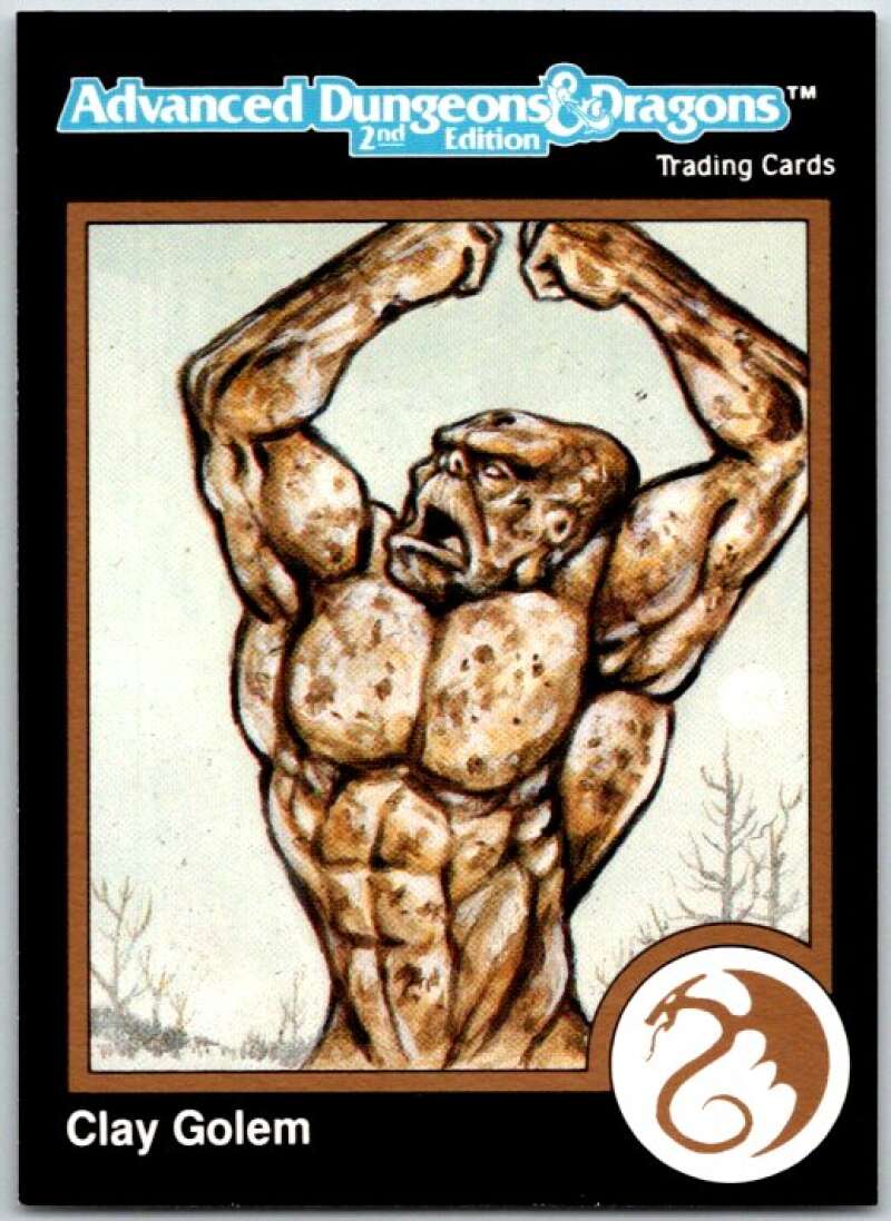 1992 Dungeons & Dragons Gold #134 Clay Golem V47077