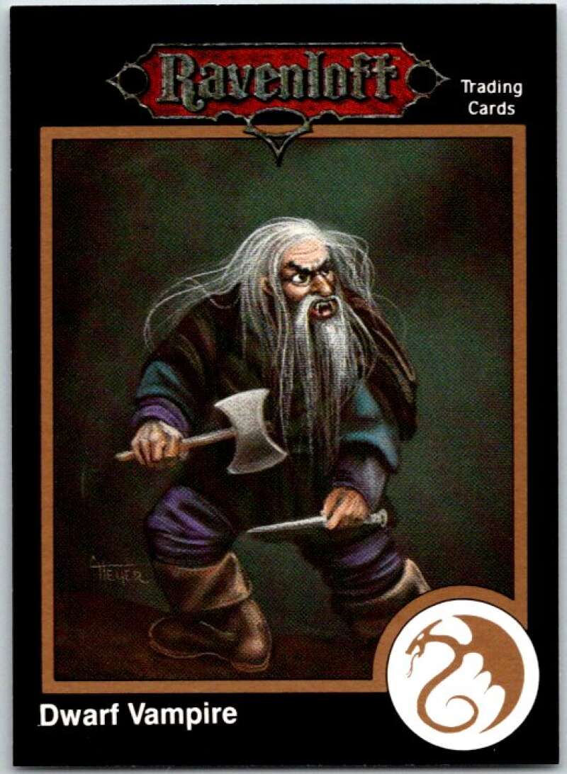1992 Dungeons & Dragons Gold #287 Dwarf Vampire V47090