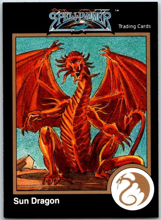 1992 Dungeons & Dragons Gold #530 Sun Dragon  V47119