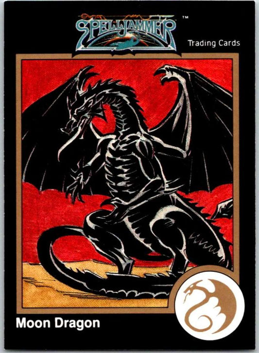 1992 Dungeons & Dragons Gold #531 Moon Dragon  V47120