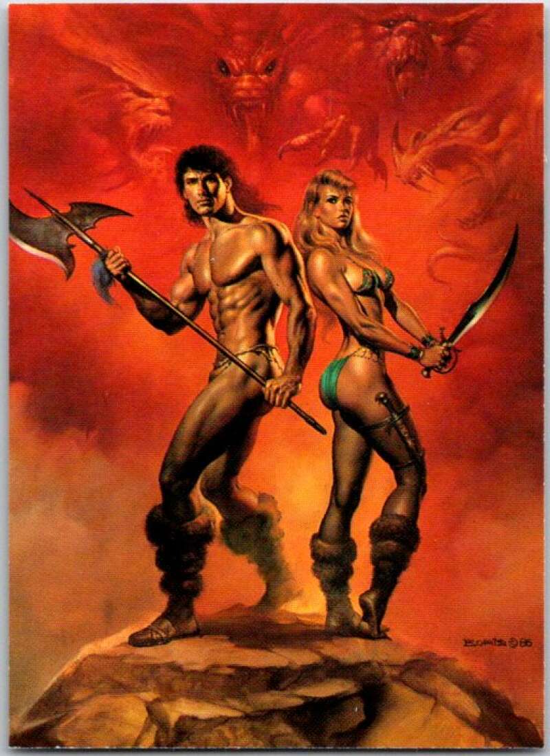 1991 Boris Vallejo Comic #5 Death Stalker V47190
