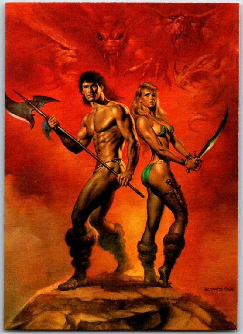 1991 Boris Vallejo Comic #5 Death Stalker V47191