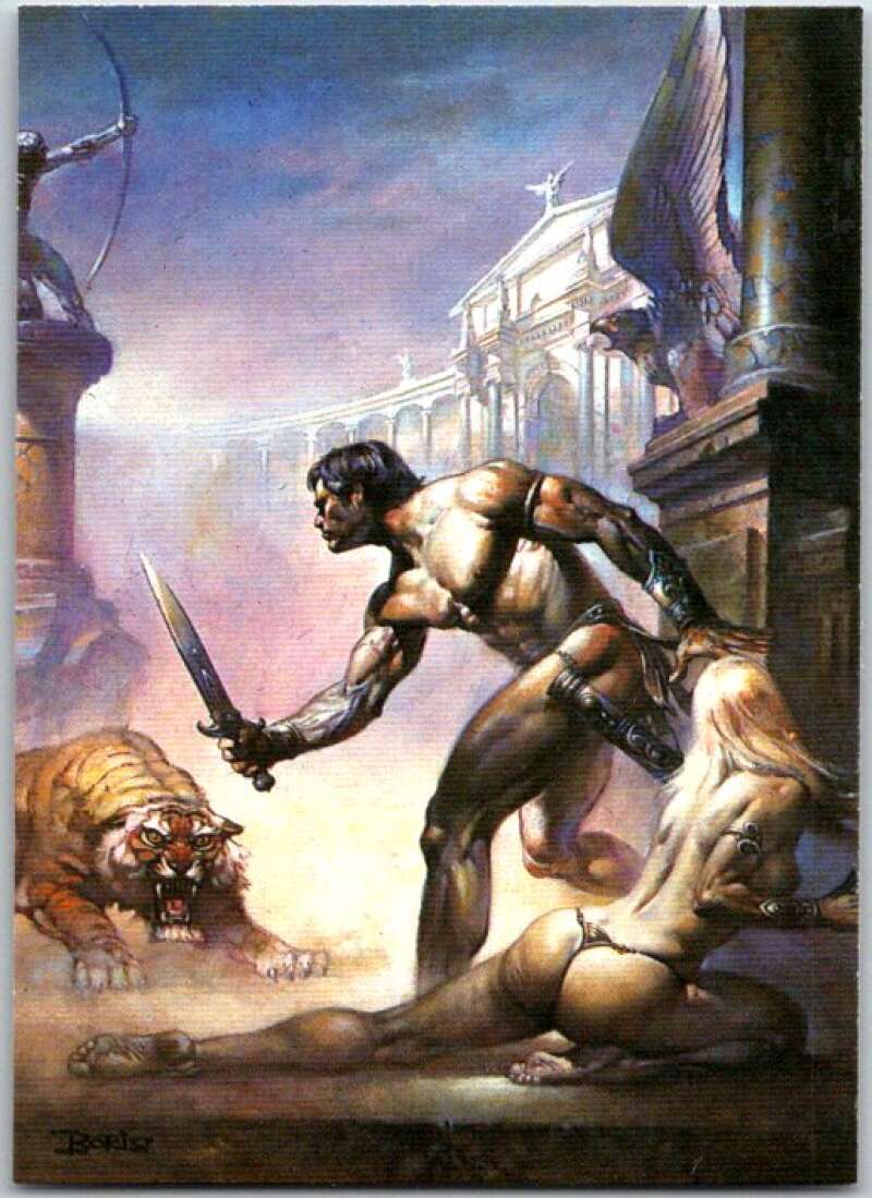 1991 Boris Vallejo Comic #10 I Am A Barbarian V47193
