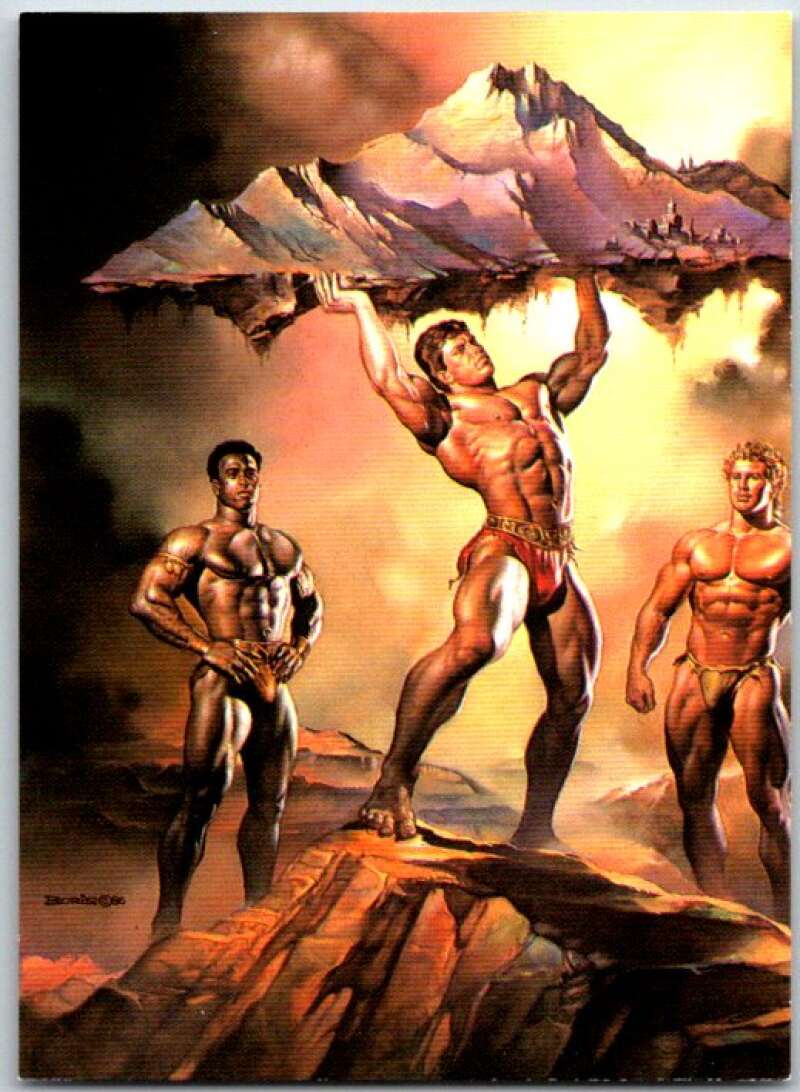 1991 Boris Vallejo Comic #12 Weight Lifting V47194
