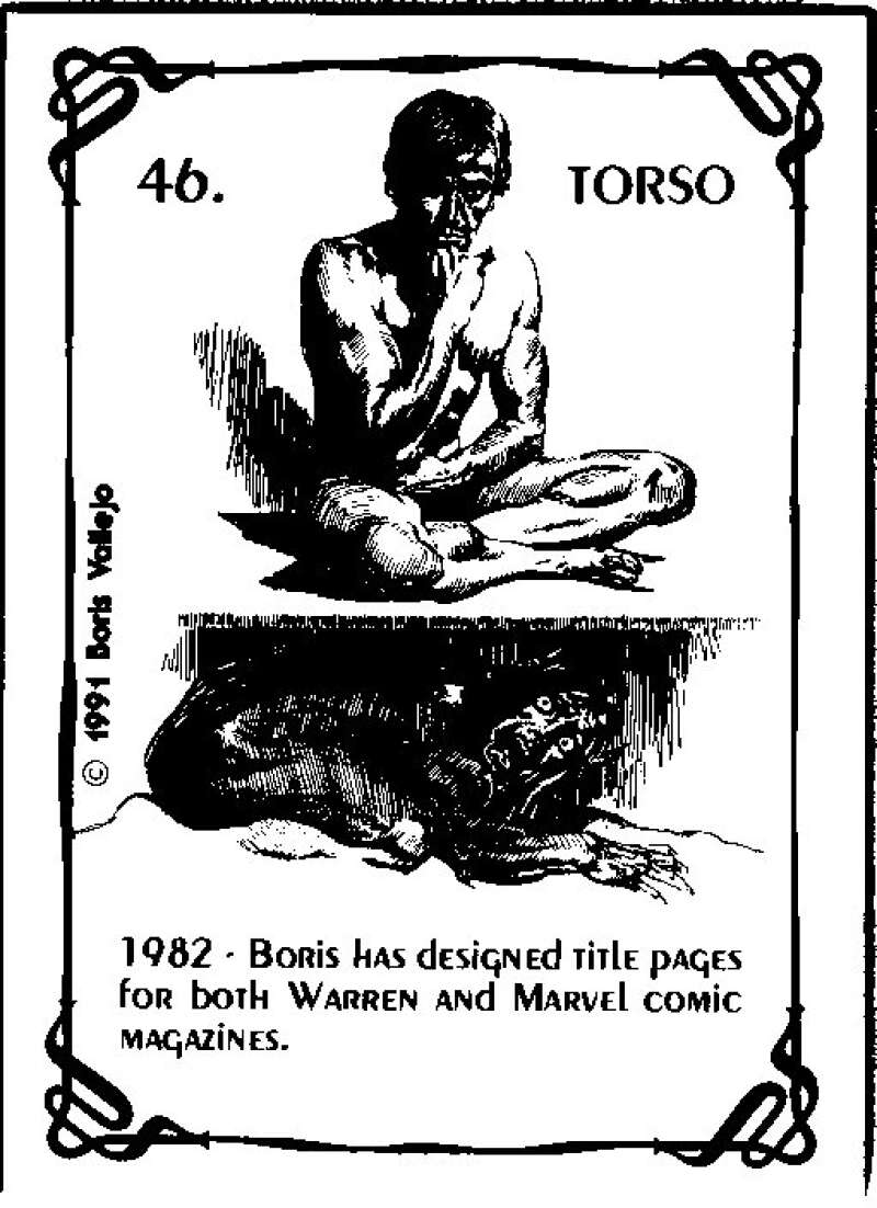 1991 Boris Vallejo Comic #46 Torso     V47198