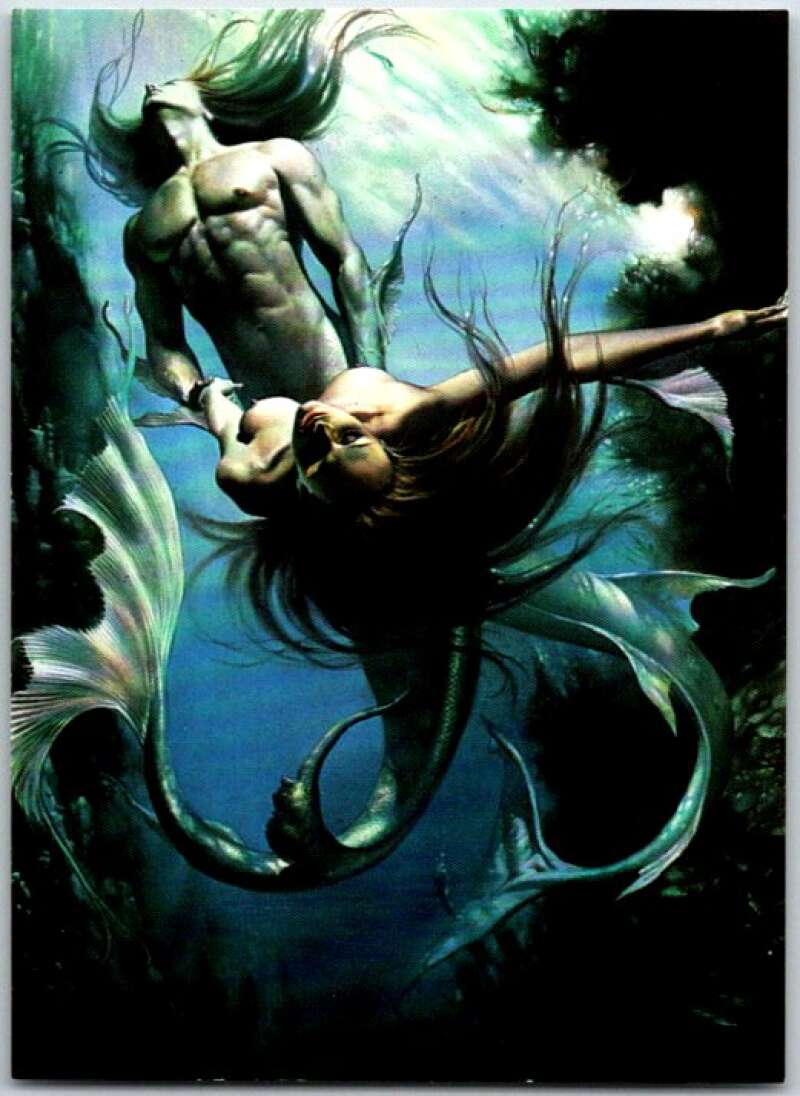 1992 Boris Vallejo Comic #4 Mermaid And Triton (1981) V47221