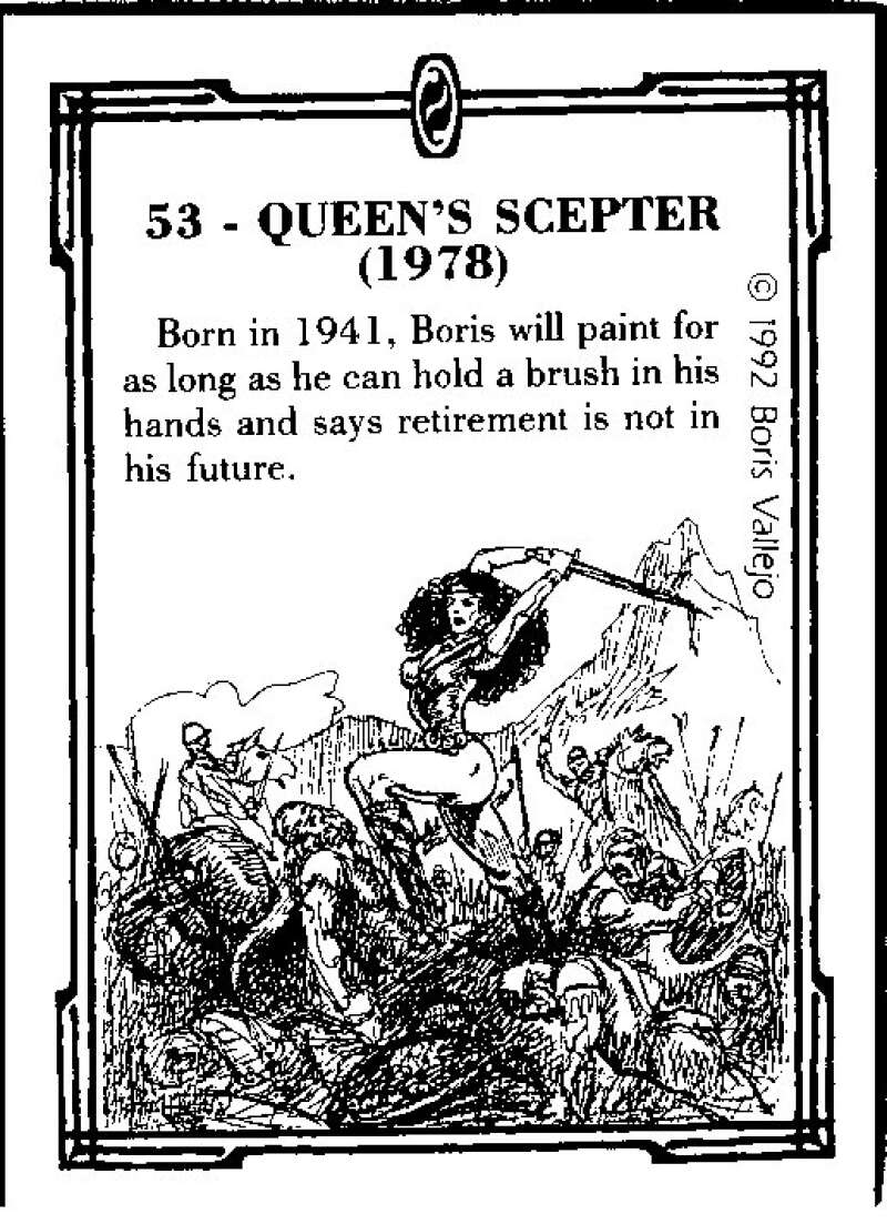 1992 Boris Vallejo Comic #53 Queen's Scepter (1978) V47302
