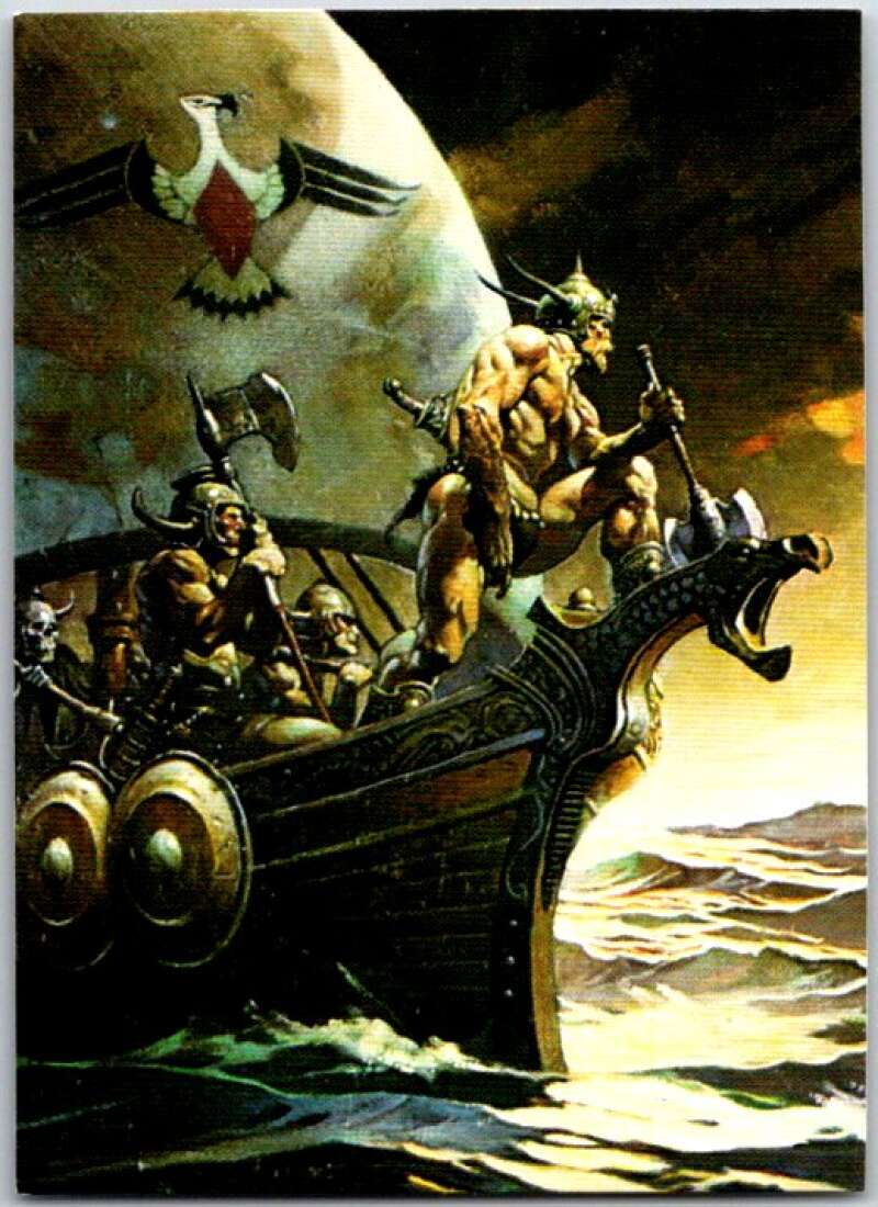 1993 Frank Frazetta 2 Fantasy #22 Kane On The Gold Sea V47390