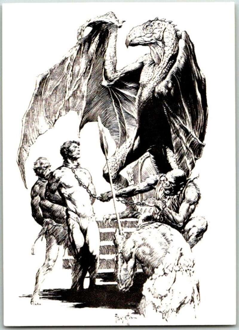 1993 Frank Frazetta 2 Fantasy #25 Captured V47392