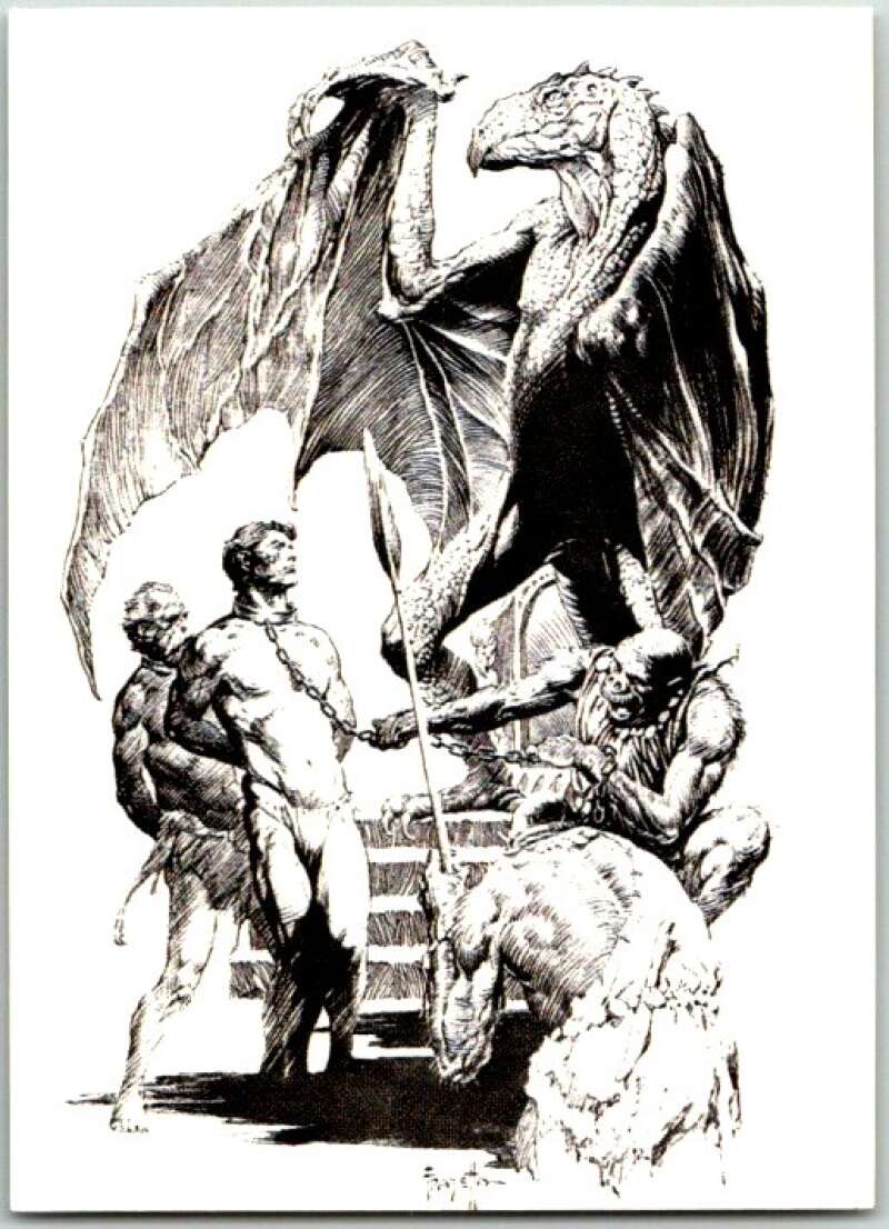 1993 Frank Frazetta 2 Fantasy #25 Captured V47393