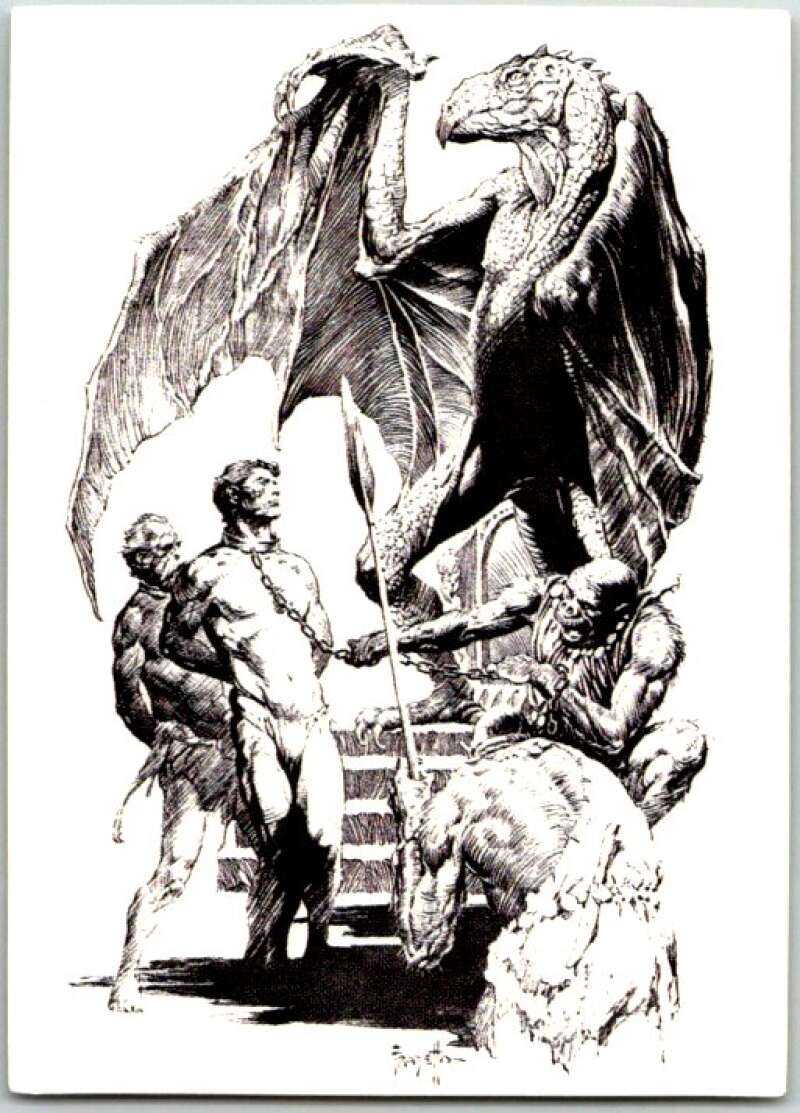 1993 Frank Frazetta 2 Fantasy #25 Captured V47394