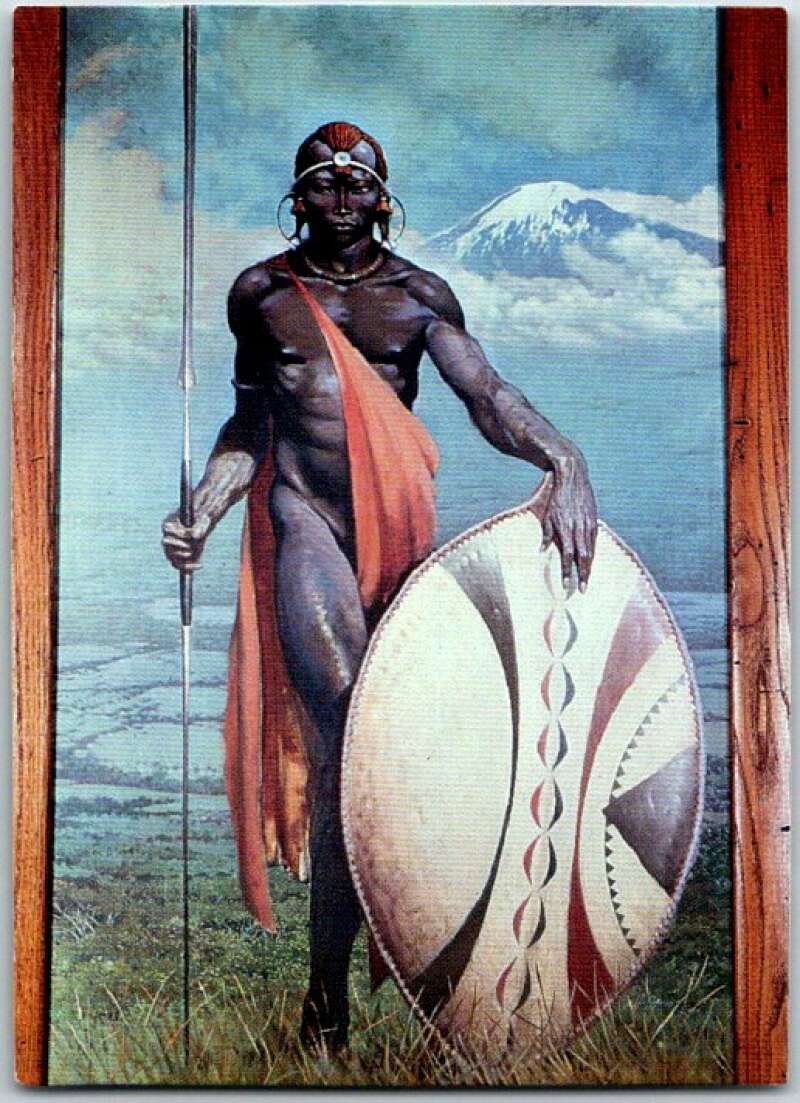 1993 Frank Frazetta 2 Fantasy #47 African Warrior V47418