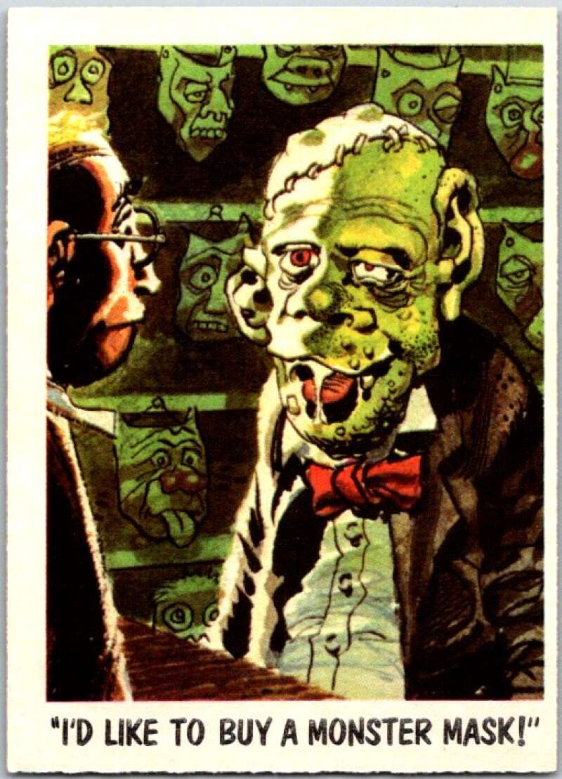 1959 You'll Die Laughing Creature #3 I'd Like To Buy A Monster Mask! V47487