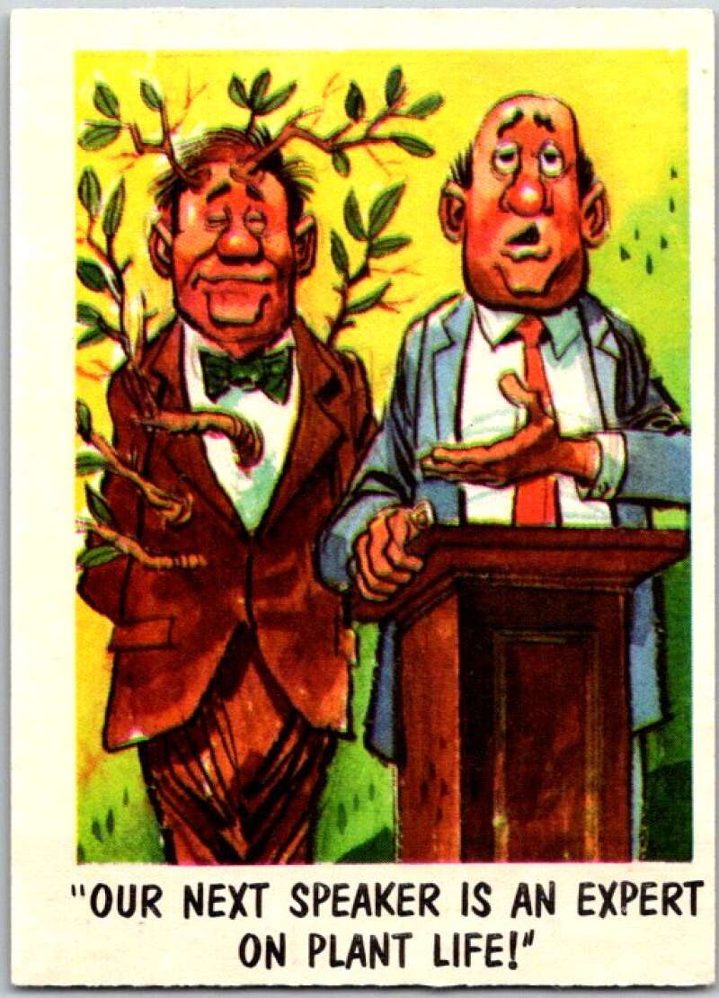 1959 You'll Die Laughing Creature #13 Our Next Speaker Is An Expert! V47494
