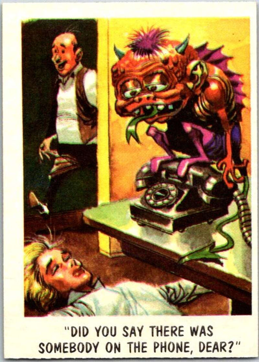 1959 You'll Die Laughing Creature #41 Did You Say There Was Somebody  V47513