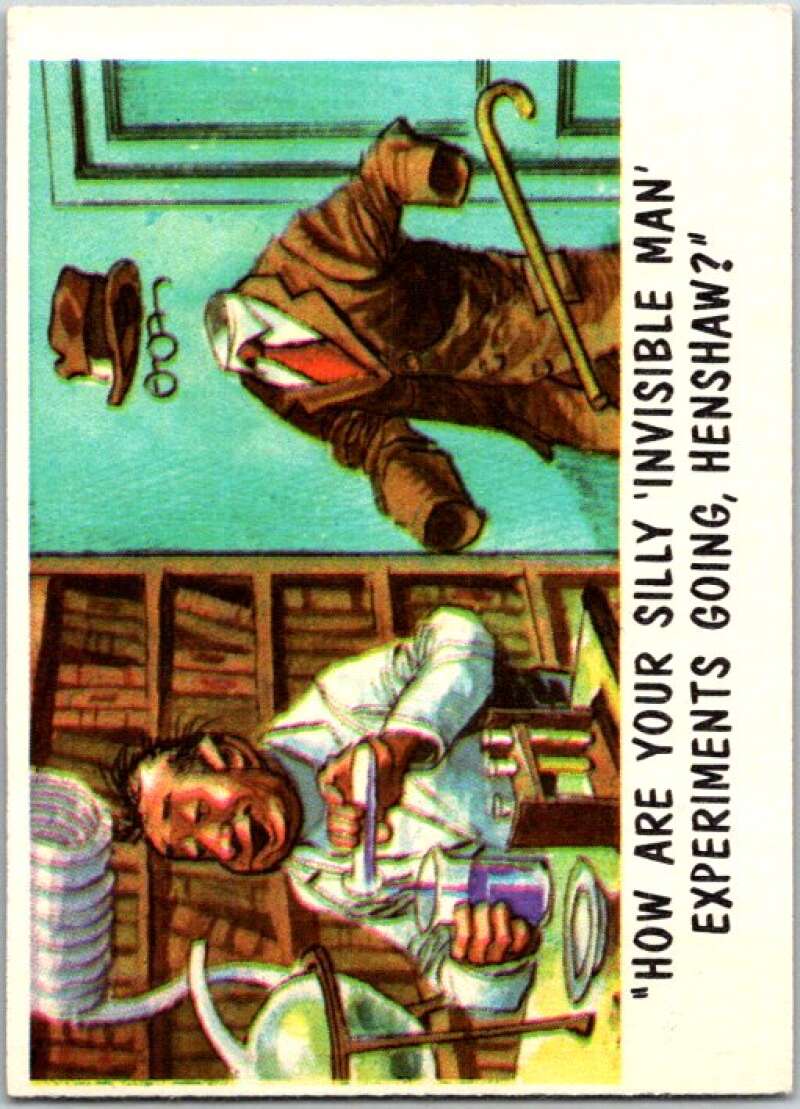 1959 You'll Die Laughing Creature #55 How Are You Silly Invisible Man? V47518
