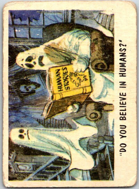 1959 You'll Die Laughing Creature #56 Do You Believe In Humans?  V47519