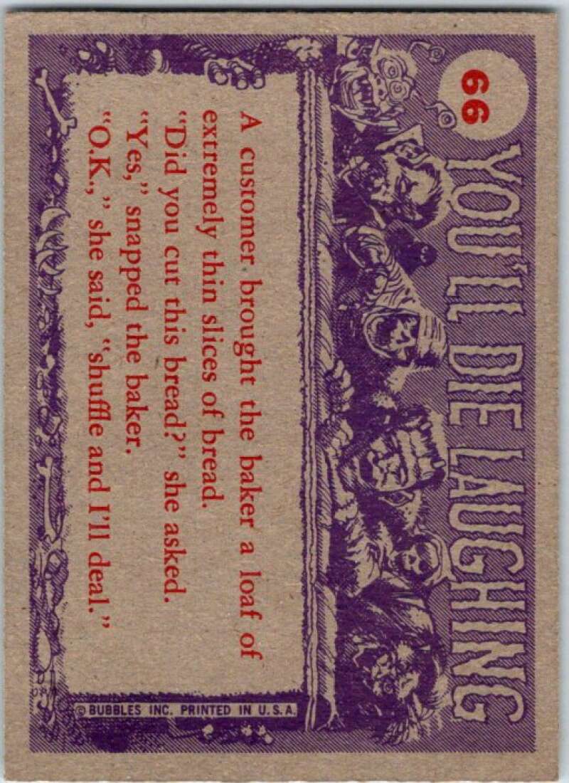 1959 You'll Die Laughing Creature #66 This Photographer Does Work. V47523