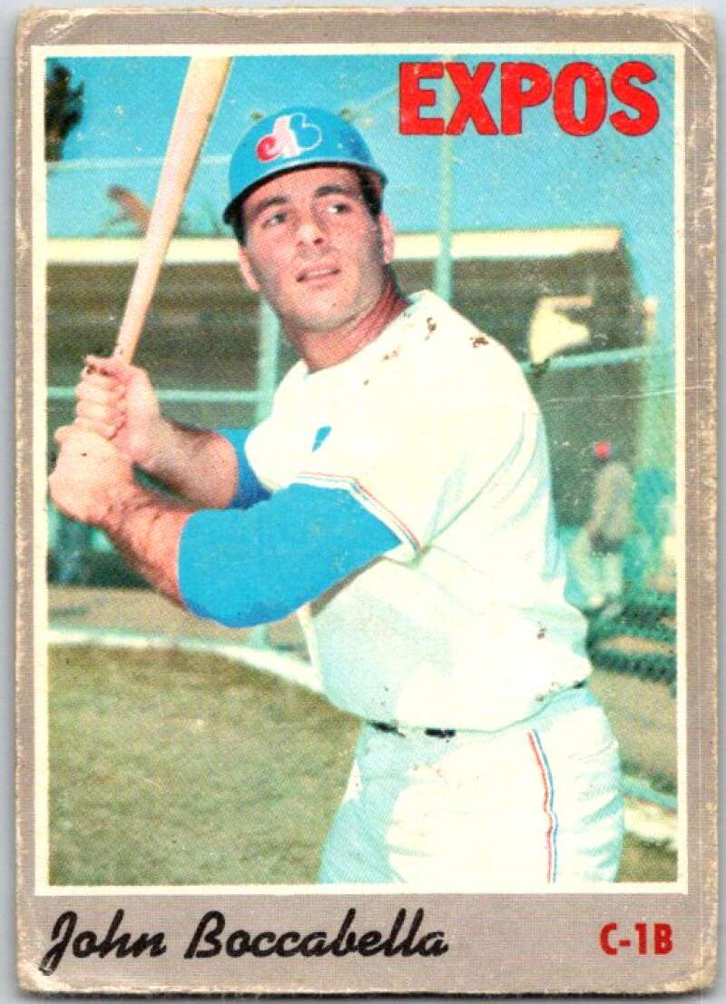 1970 Topps MLB #19 John Boccabella Montreal Expos V47813