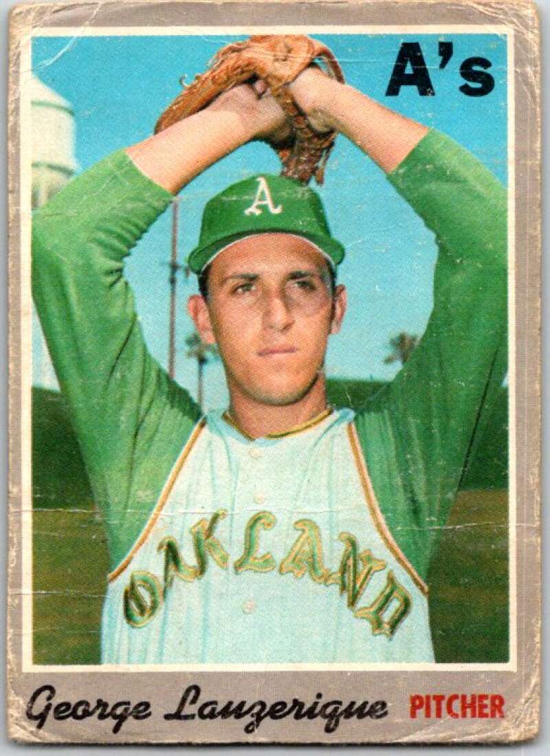 1970 Topps MLB #41 George Lauzerique Oakland Athletics V47816