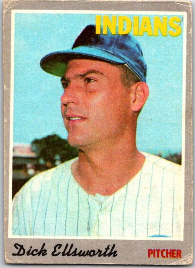 1970 Topps MLB #59 Dick Ellsworth Cleveland Indians V47818