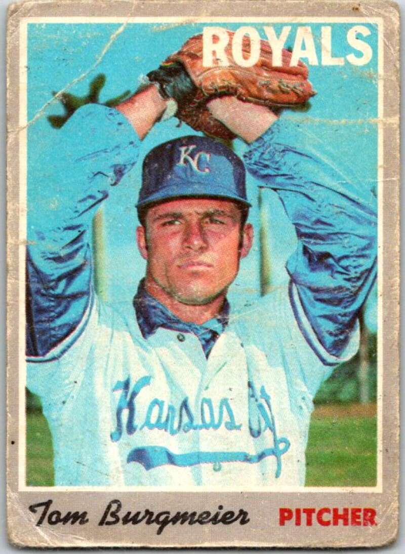 1970 Topps MLB #108 Tom Burgmeier Kansas City Royals V47828