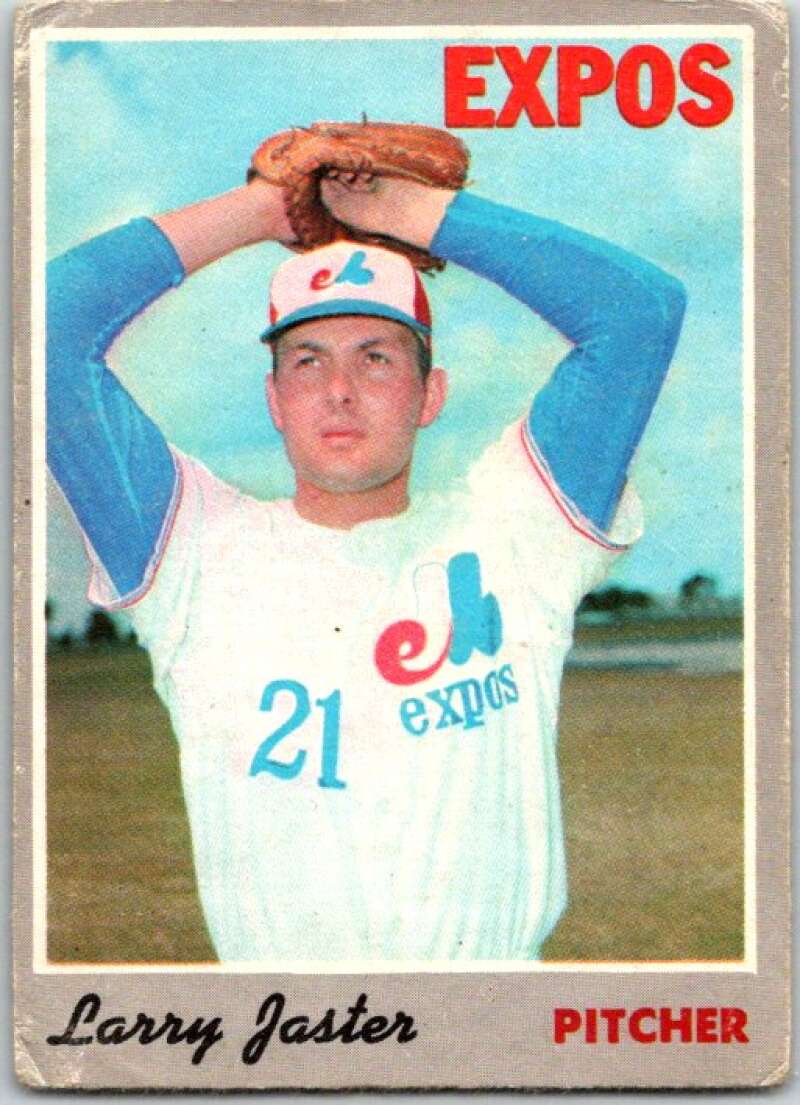 1970 Topps MLB #124 Larry Jaster Montreal Expos V47830