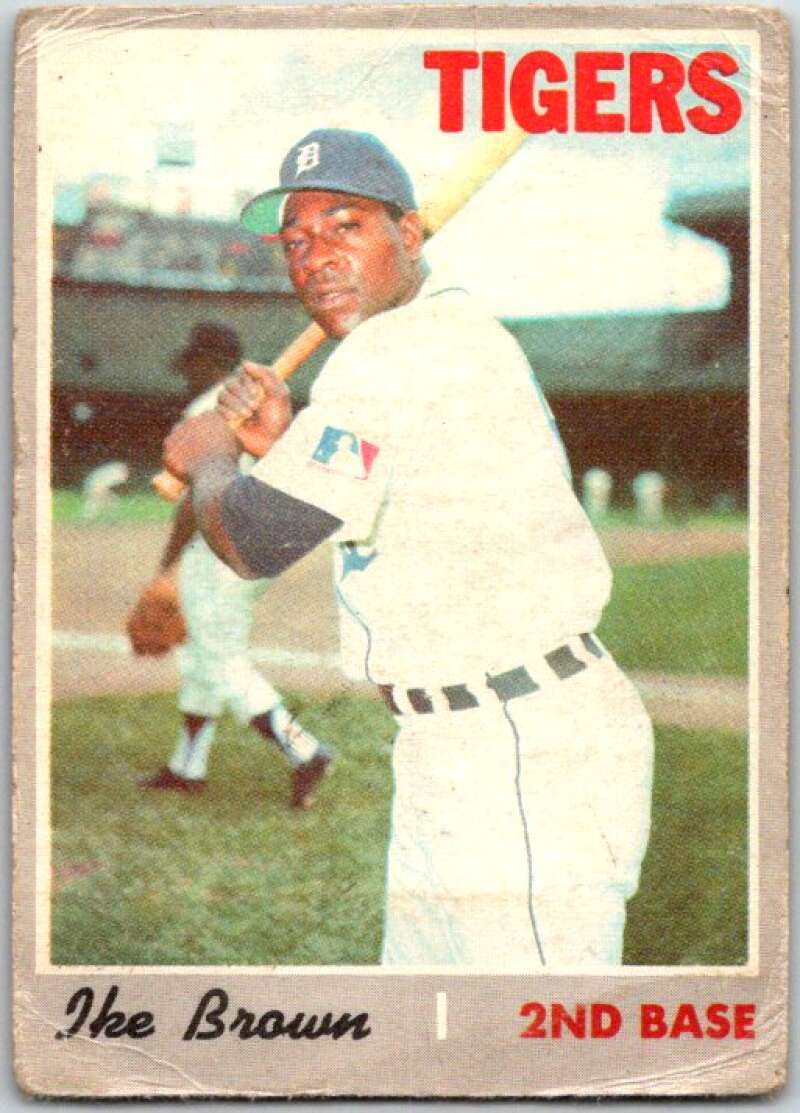 1970 Topps MLB #152 Ike Brown RC Rookie Detroit Tigers V47834