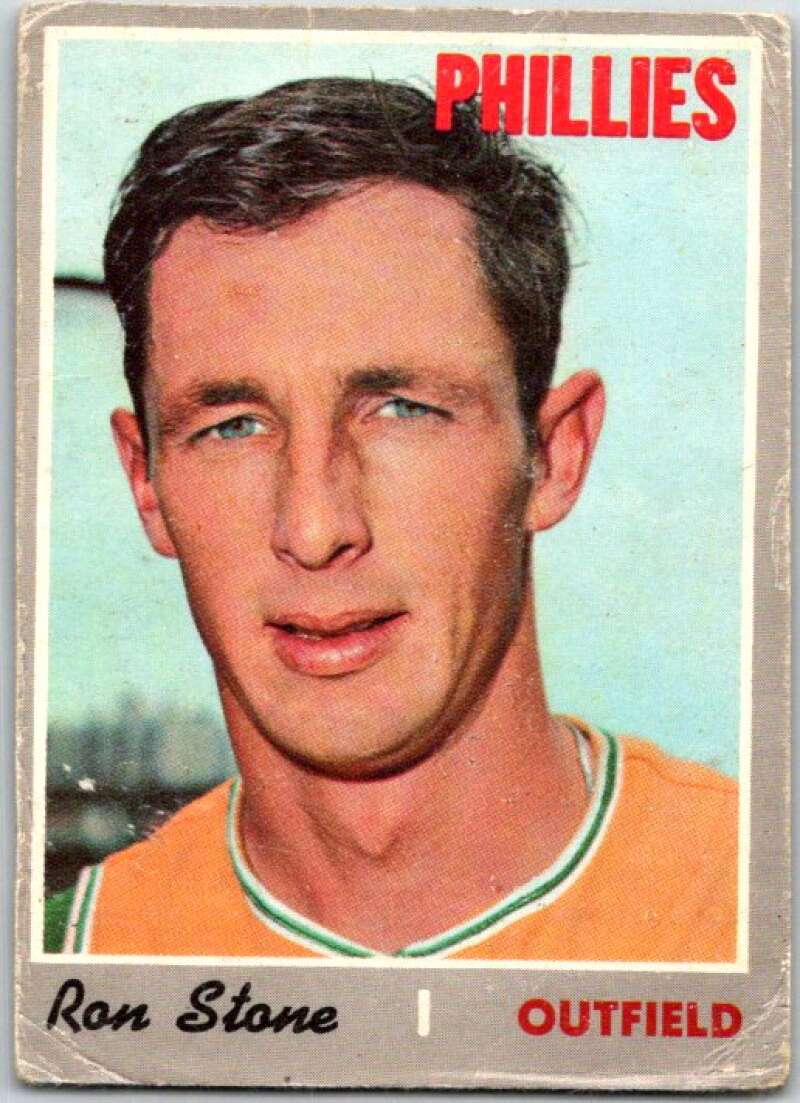 1970 Topps MLB #218 Ron Stone Philadelphia Phillies V47838