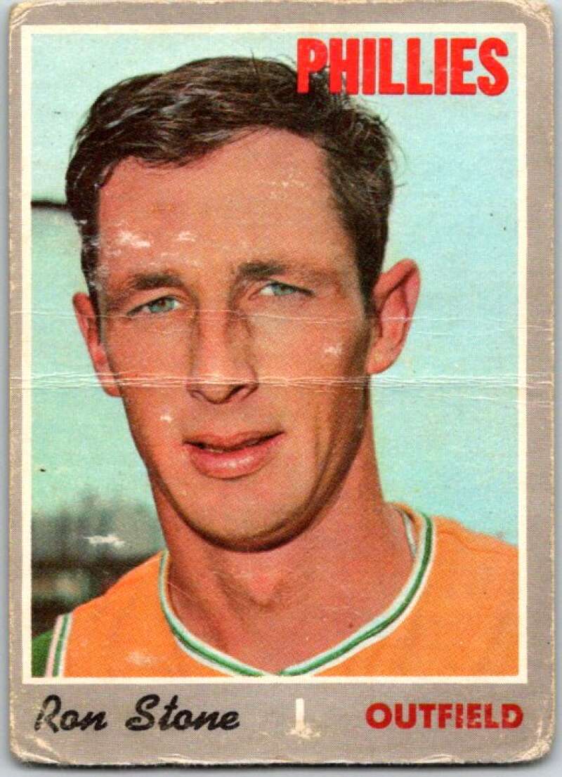 1970 Topps MLB #218 Ron Stone Philadelphia Phillies V47839