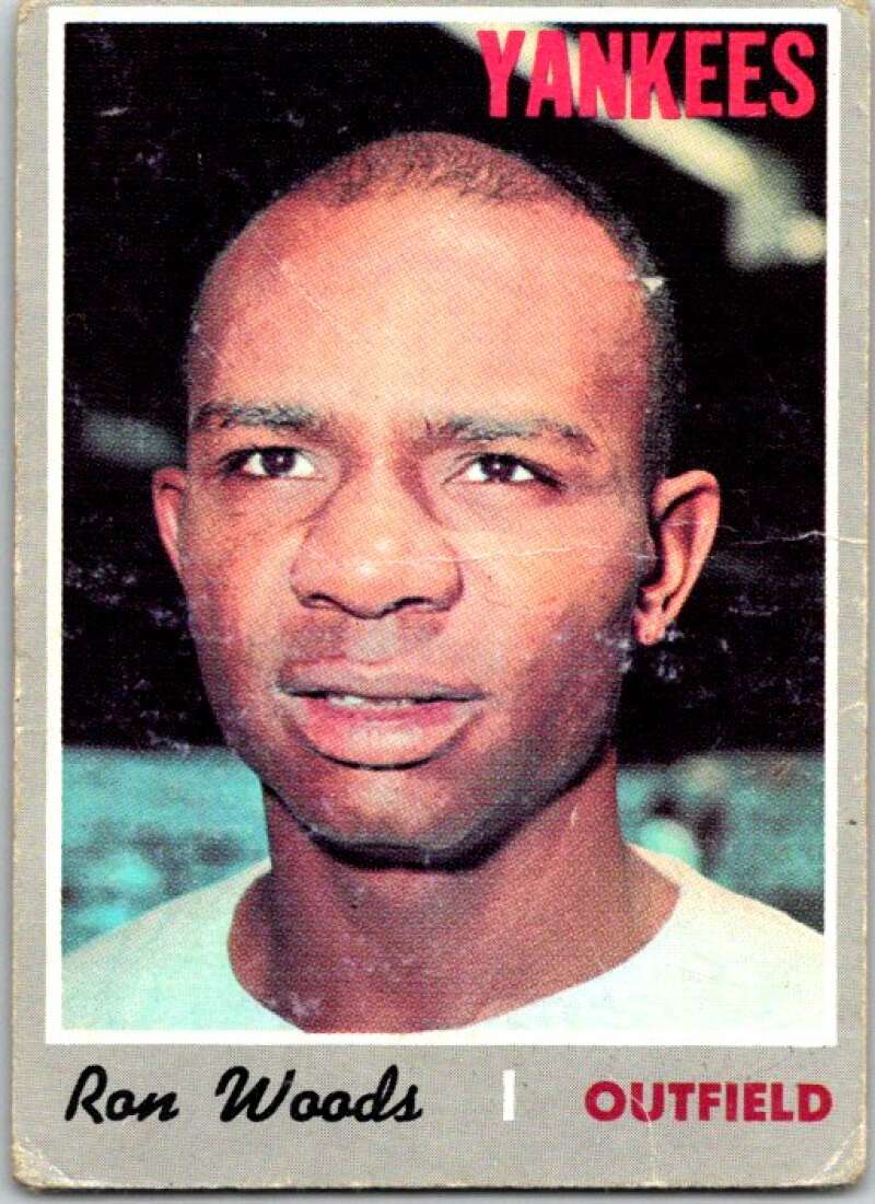1970 Topps MLB #253 Ron Woods New York Yankees V47847