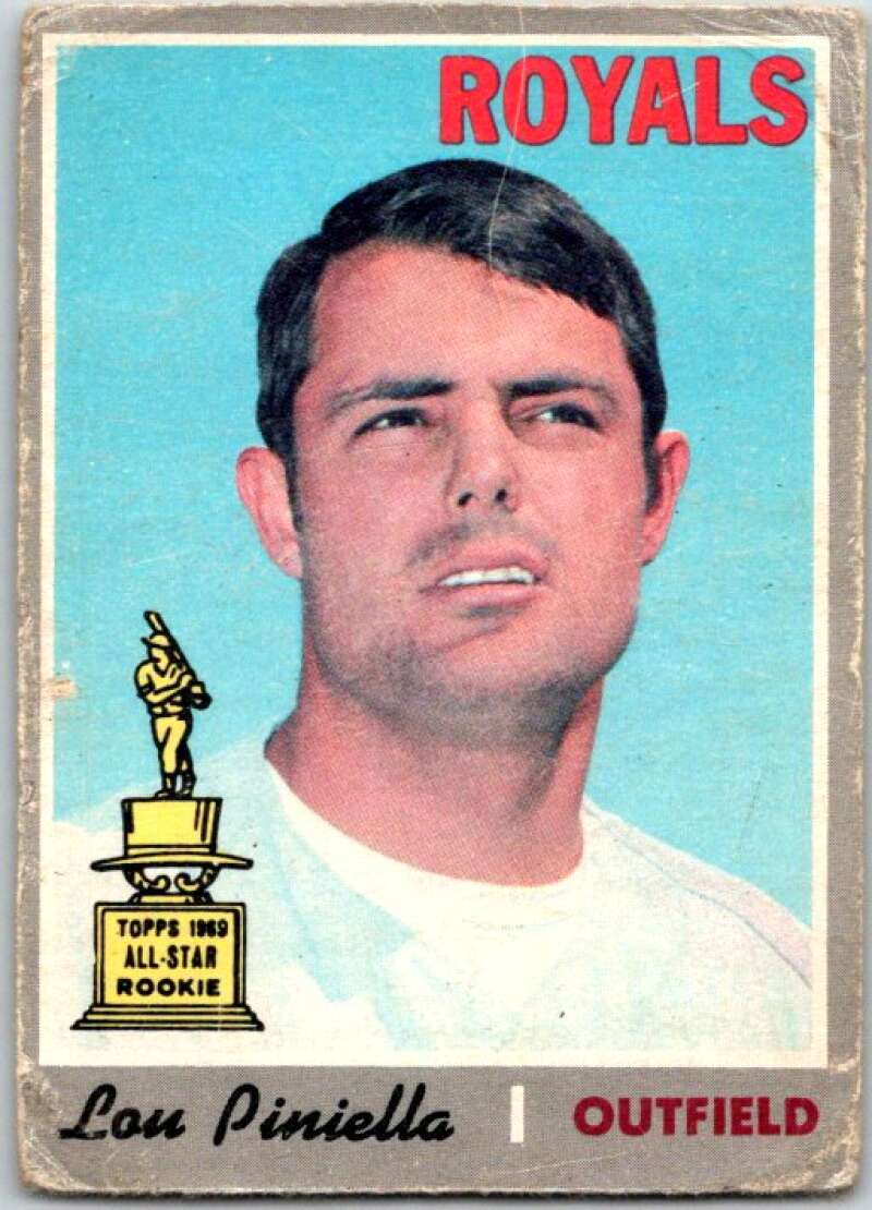 1970 Topps MLB #321 Lou Piniella Kansas City Royals V47859
