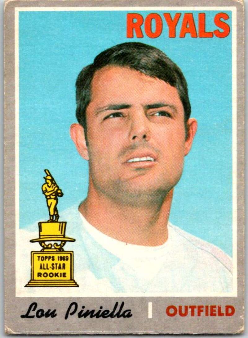 1970 Topps MLB #321 Lou Piniella Kansas City Royals V47860