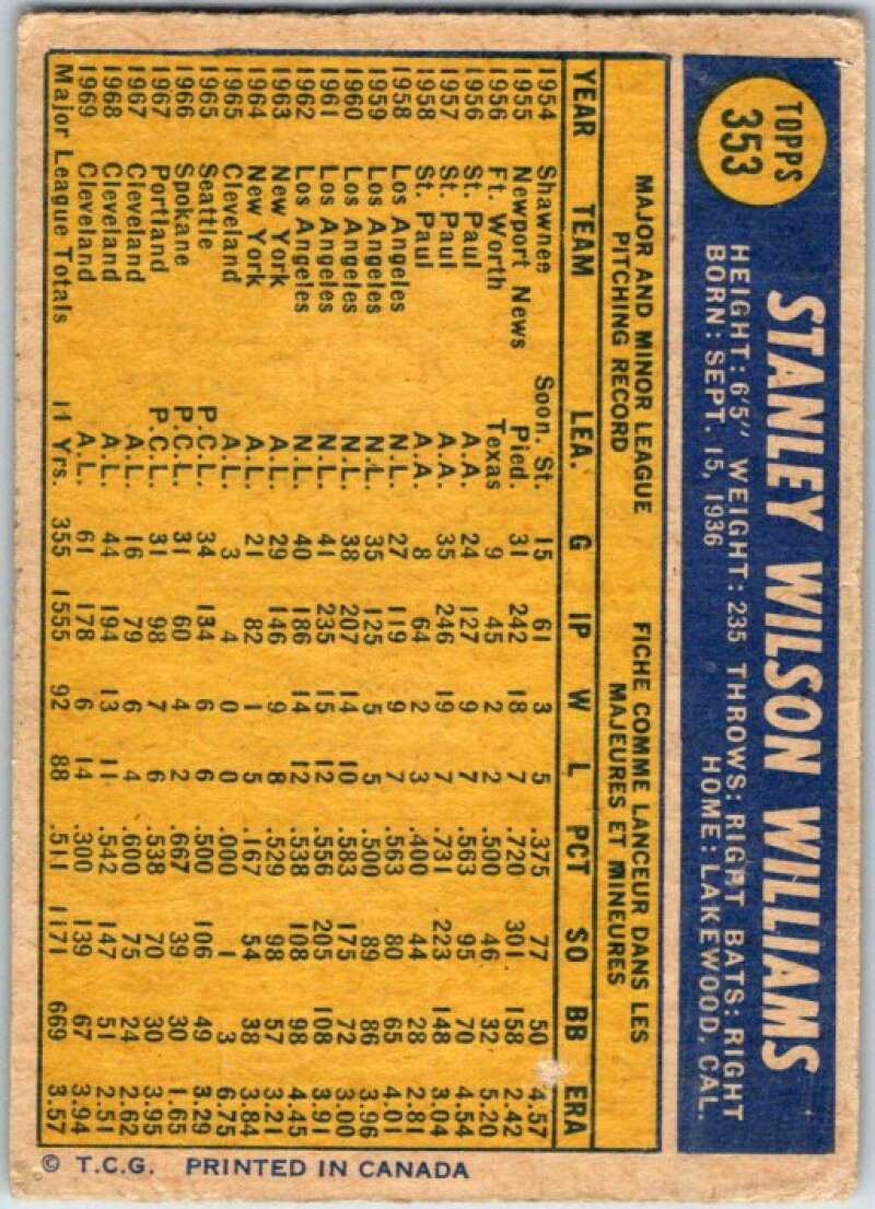 1970 Topps MLB #351 Tom Murphy  California Angels  V47869