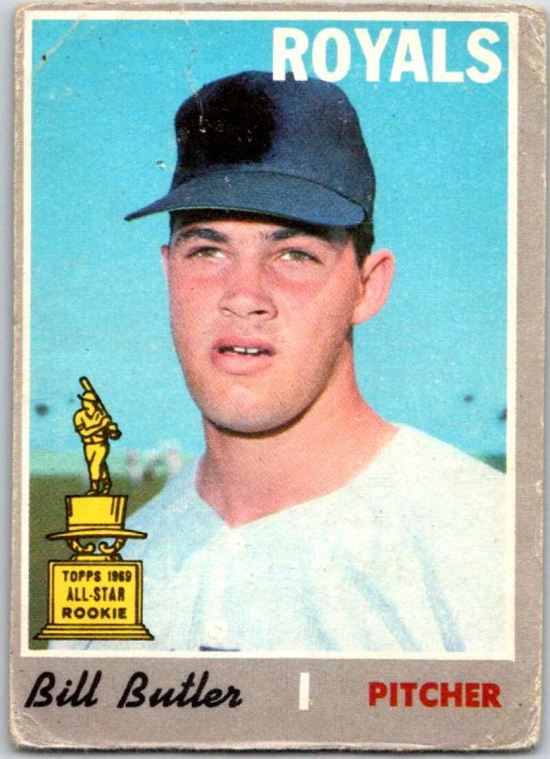 1970 Topps MLB #377 Bill Butler Kansas City Royals V47877