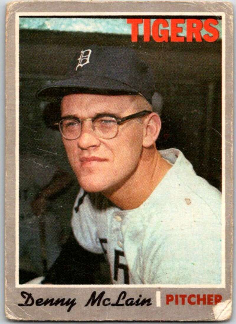 1970 Topps MLB #400 Denny McLain Detroit Tigers V47891