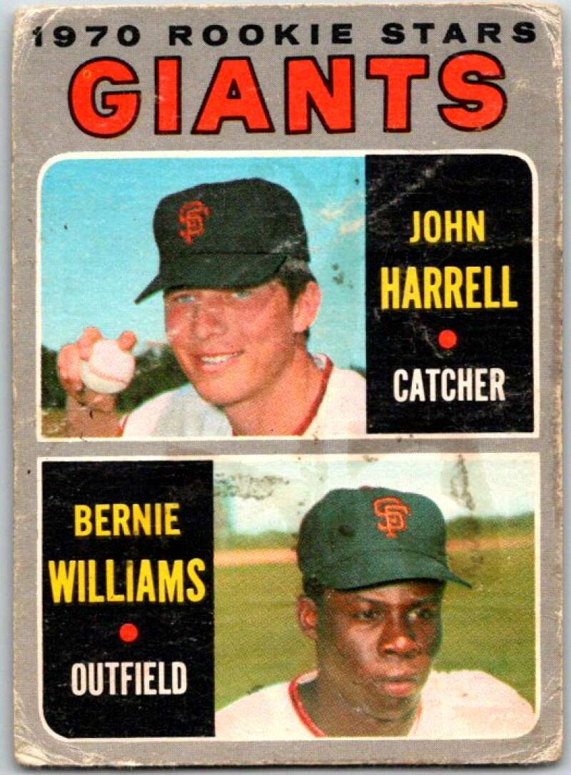 1970 Topps MLB #401 John Harrell/Bernie Williams RC Rookie V47892