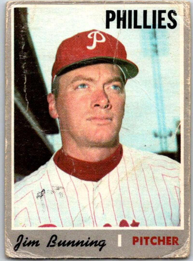 1970 Topps MLB #403 Jim Bunning Philadelphia Phillies V47893