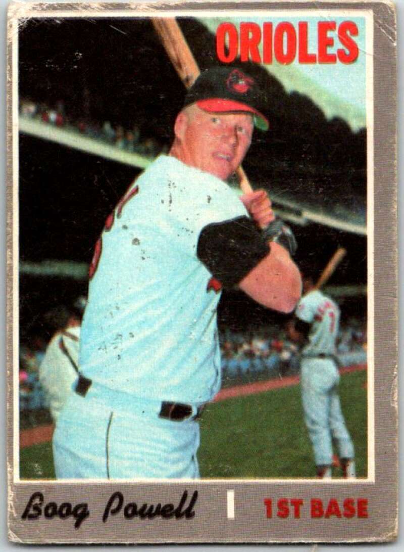 1970 Topps MLB #410 Boog Powell Baltimore Orioles V47896