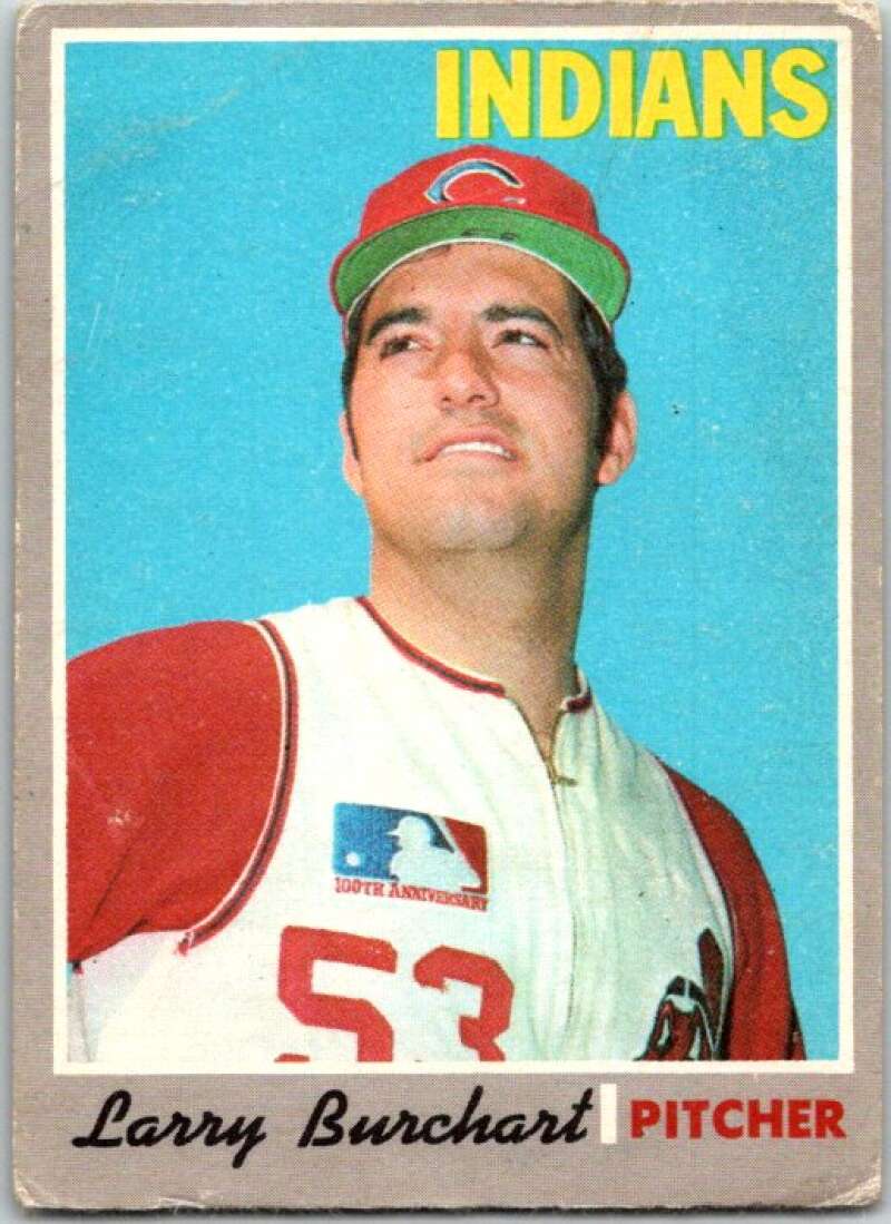 1970 Topps MLB #412 Larry Burchart Cleveland Indians V47899