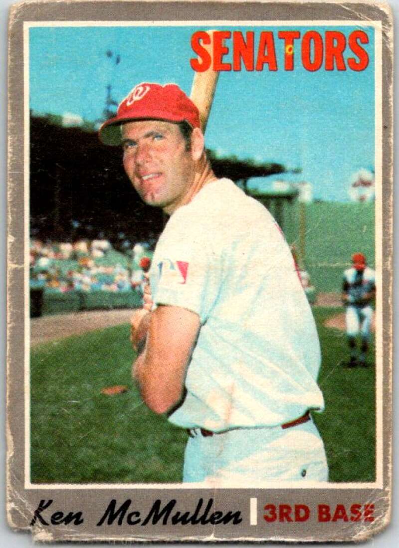 1970 Topps MLB #420 Ken McMullen Washington Senators V47902