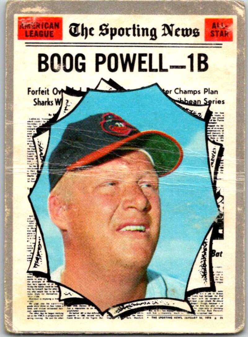 1970 Topps MLB #451 Boog Powell All-Star Baltimore Orioles V47912
