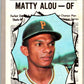 1970 Topps MLB #460 Matty Alou All-Star  Pittsburgh Pirates  V47914