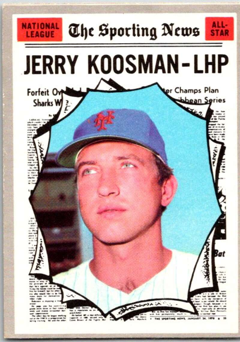 1970 Topps MLB #468 Jerry Koosman All-Star New York Mets V47918