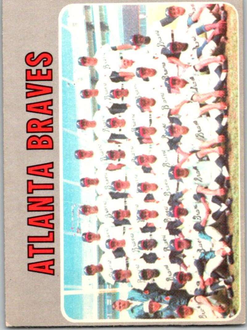 1970 Topps MLB #472 Braves Team Atlanta Braves V47919
