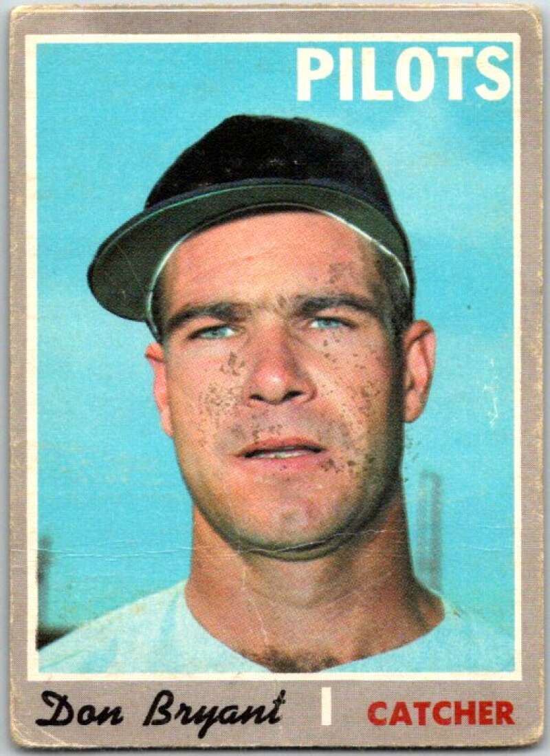 1970 Topps MLB #473 Don Bryant Seattle Pilots V47920