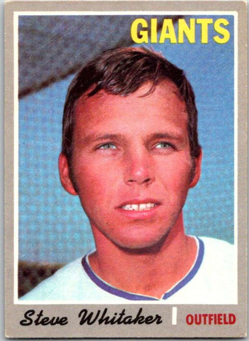 1970 Topps MLB #496 Steve Whitaker San Francisco Giants V47939