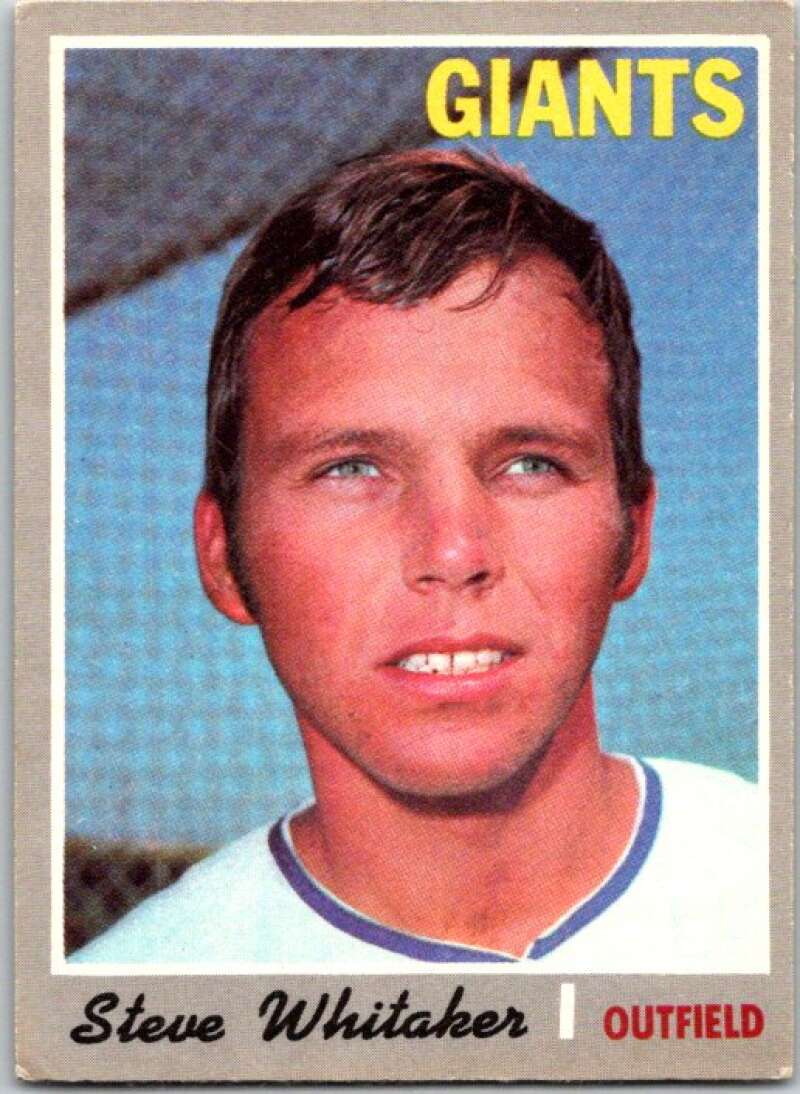 1970 Topps MLB #496 Steve Whitaker San Francisco Giants V47940